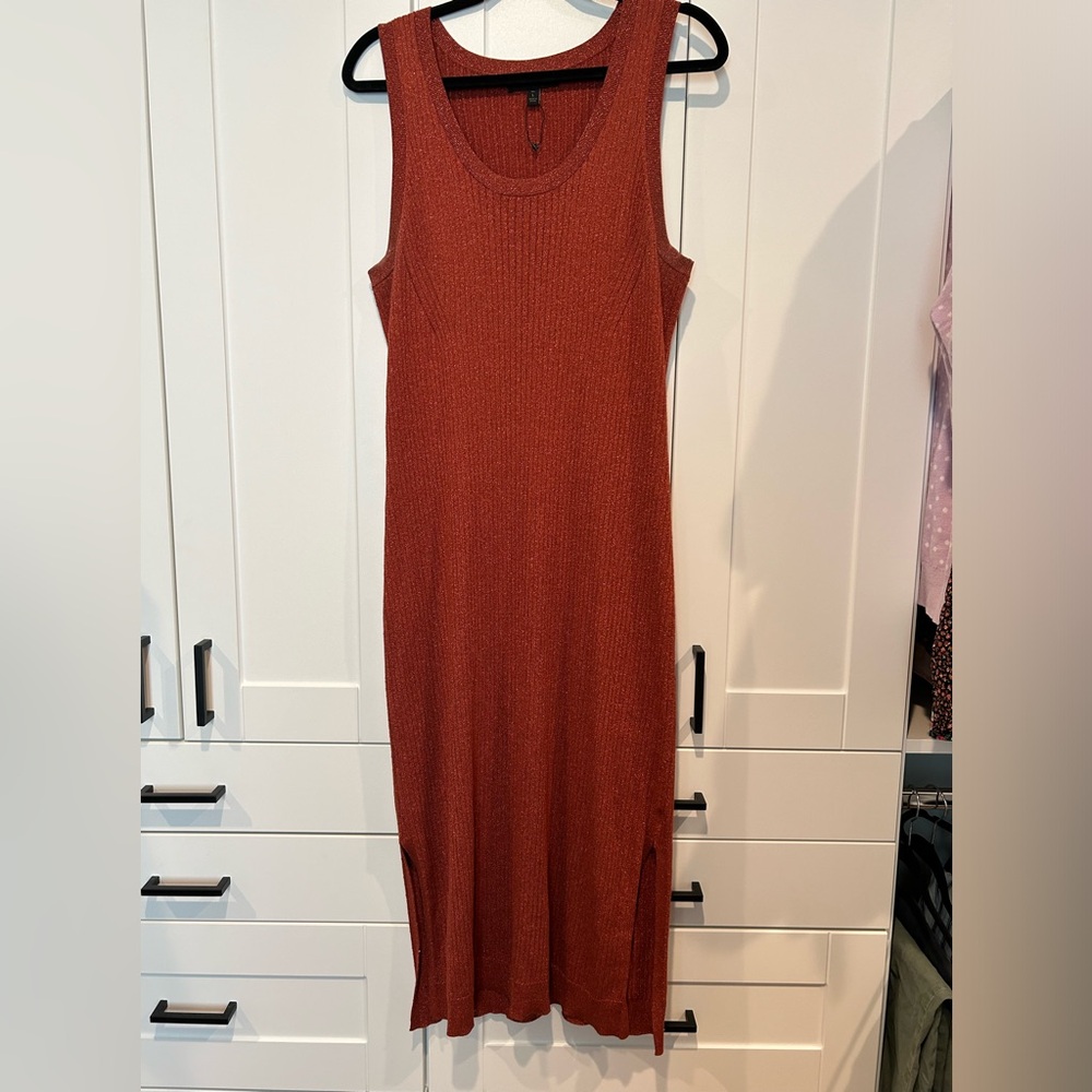 Banana Republic- Copper Sparkle Dress- Size L Tall